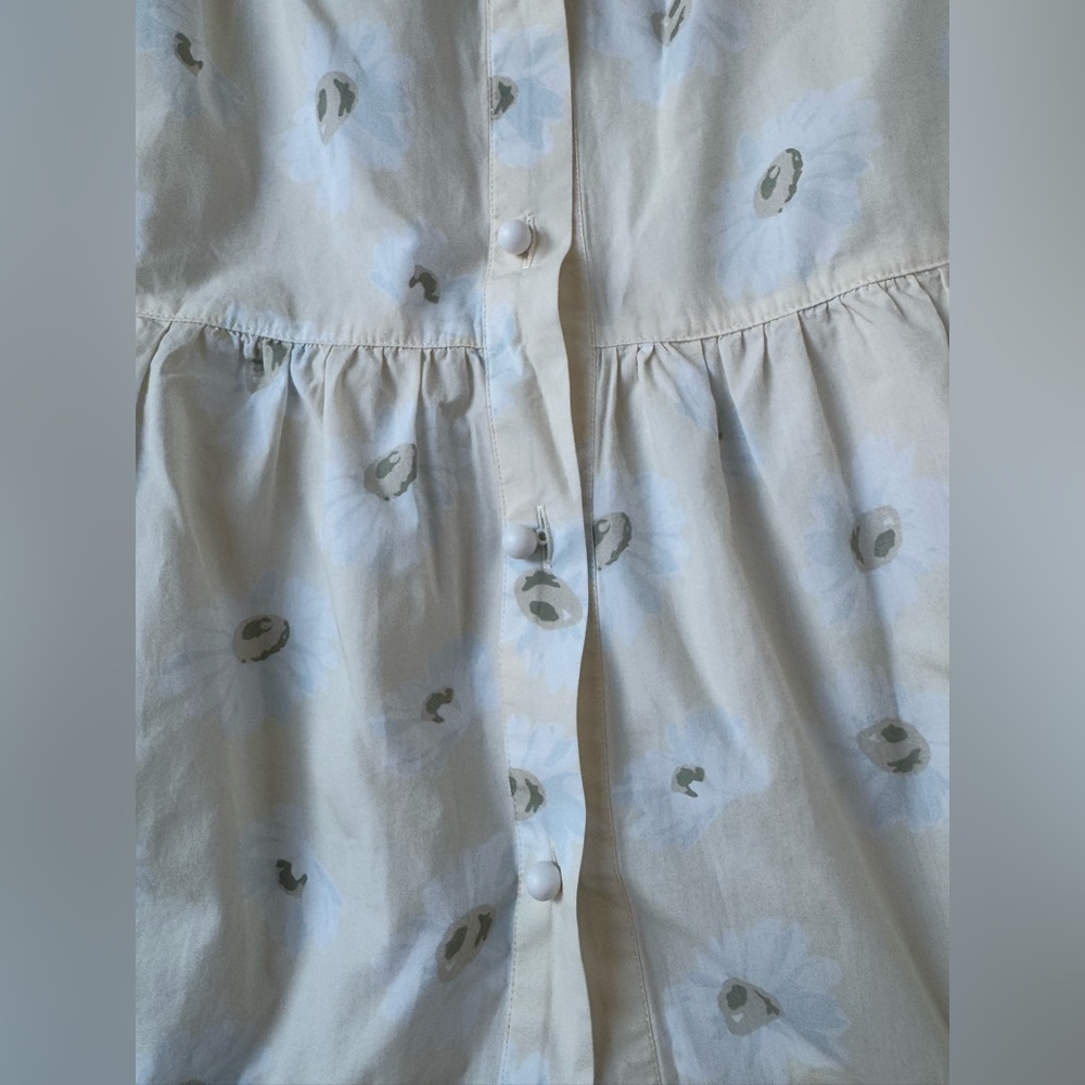 Solid & Striped Tiered Button Up Floral Cotton Sk… - image 8